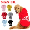 Pet Dog Clothes Adidog Dog Hoodies Autumn Winter Warm Coat for Large Dogs Jacket Sweater Puppy French Bulldog Clothing