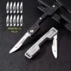 Plastic handle Mini Performance folding Mechanical Cost Scalpel Medical folding knife EDC Outdoor Unpacking pocket knife