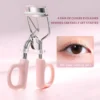Sunflower Metal Eyelash Curler Yifei Chongtian Portable Clip-Out Design with Plastic Handle, Available in Three Colors