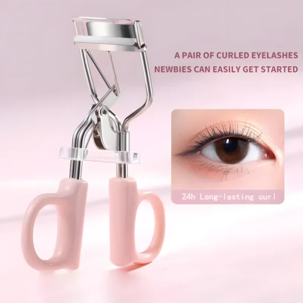 Sunflower Metal Eyelash Curler Yifei Chongtian Portable Clip-Out Design with Plastic Handle, Available in Three Colors