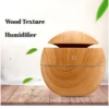 USB Ultrasonic Cool Mist Sprayer Essential Oil Fragrance Mini Home Wood Grain Air Humidifier Electric Air Aroma Diffuser Purifie