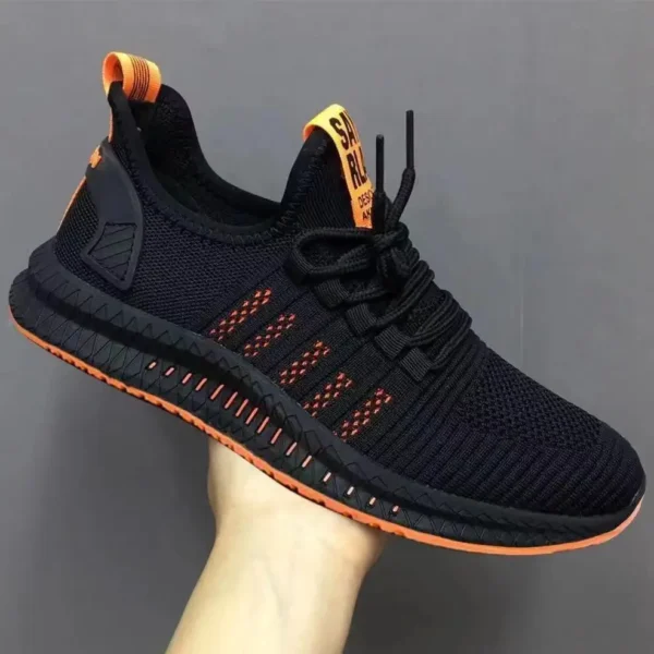 Men's shoes 2025 summer new trend versatile men's shoes casual breathable sports shoes anti odor track men's shoes