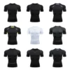 Men Short Sleeve Rash Guard Compression Shirts Quick Dry Fitness Cycling Running T-Shirt Workout Training Underwear Gym Clothing