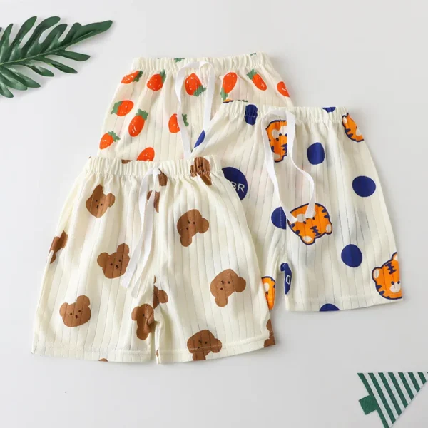 12M to 5T Newborn Baby Shorts for Boy Casual Solid Baby Kids Shorts Pants Boys Shorts Summer Shorts Thin Baby Boy Clothes