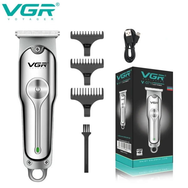 VGR Hair Trimmer Professional Hair Clipper Wireless Hair Cutting Machine Electric Zero Cutting Machine Trimmer for Men V-071