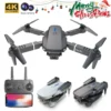 New E88Pro RC Drone 4K Professinal With 1080P Wide Angle Dual HD Camera Foldable RC Helicopter WIFI FPV Height Hold Apron Sell