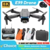 Dual Camera WIFI fpv  Aircraft Quadcopte Obstacle Avoidance Aerial Photography Drone E99Pro Drone HD Professional 4k drone